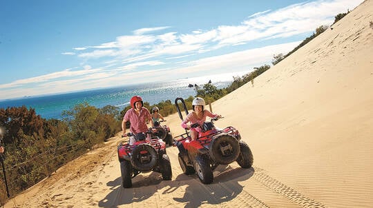Tangalooma Day Trip with Dolphin Feeding and Quad Bike Tour