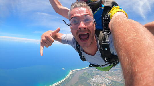 Gold Coast Tandem Beach Skydive