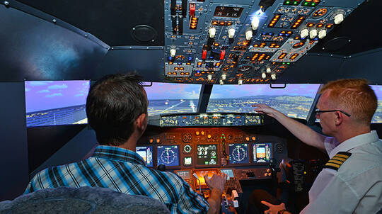 Flight Simulator Based on Boeing 737 - 60 Minutes