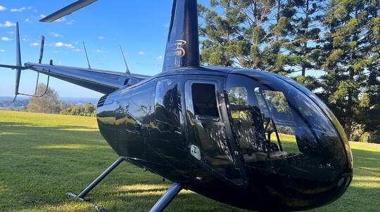Private Helicopter Tour to Winery - Sunshine Coast - For 2
