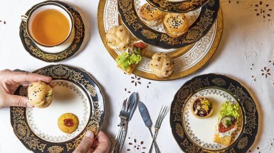Petit High Tea with Bottle of Bubbles - For 2