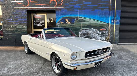 1965 Ford Mustang Convertible Car Hire - 6 Hours - Midweek