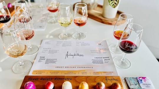 Dessert Wine & Chocolate Pairing at Audrey Wilkinson