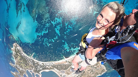 15,000ft Tandem Skydive Over Rottnest Island with Ferry Pass