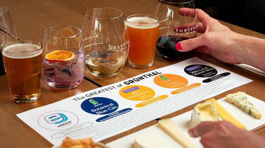 Ultimate Gin, Craft Beer, Wine and Cheese Tasting - For 2