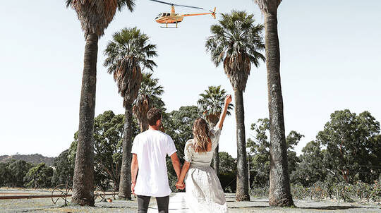 Private 30 Minute Barossa Valley Heli Flight - For 3 People