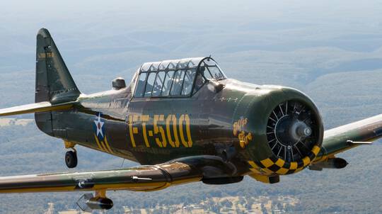 Blue Mountains Adventure Flight in a WW2 Aeroplane