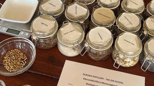 Barossa Gin Making Experience with 3 Course Lunch