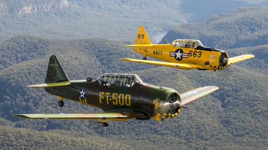 Blue Mountains Adventure Flight in a WW2 Aeroplane