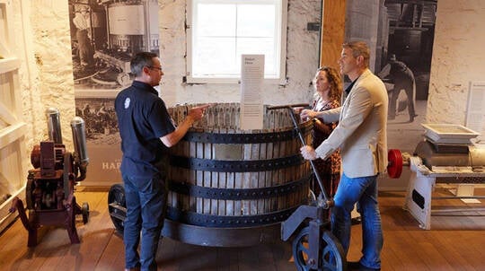 Hardys Hidden Tour with Wine Tasting & Grazing Plate - For 2