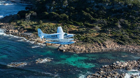 Return Scenic Flight from Swan River to Rottnest Island