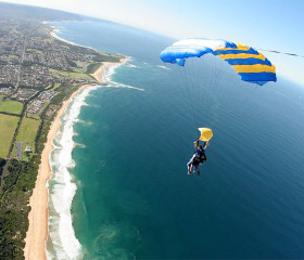 skydiving