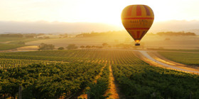 Hot air ballooning Barossa Valley