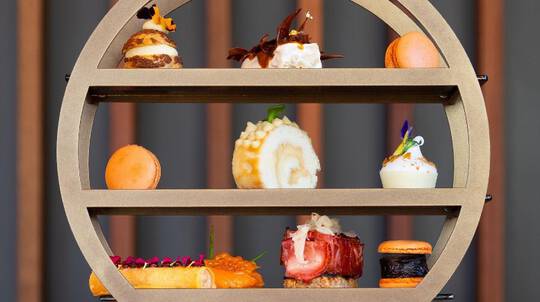 High Tea with a Glass of Sparkling Wine - Palette Restaurant