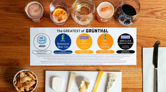 Ultimate Gin, Craft Beer, Wine and Cheese Tasting - For 2