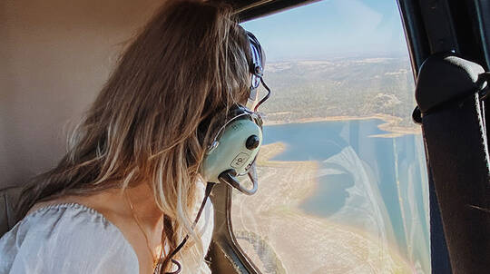 Private 30 Minute Barossa Valley Heli Flight - For 3 People