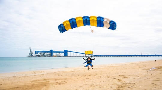 Tandem Skydive Over Rockingham - Up To 15,000ft