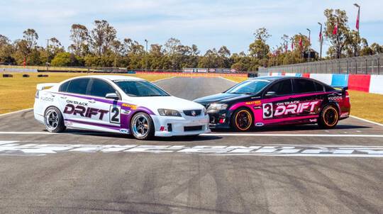 4xV8 Drift Battle Laps - Passenger Experience - Short Track
