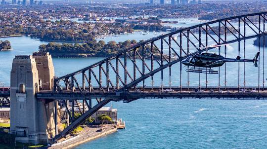Shared Helicopter Flight Over Sydney and Beaches- 20 Minutes
