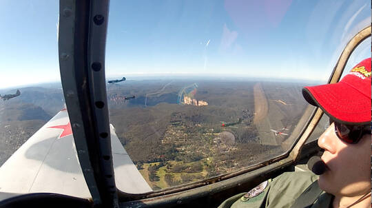 Aerobatic Warbird Formation and Dogfighting Flight