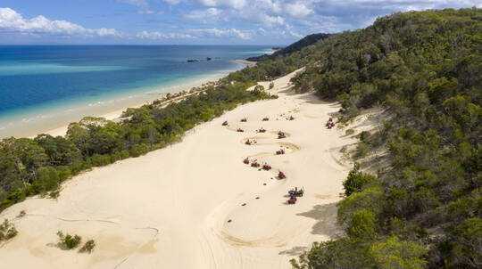 Tangalooma Day Trip with Quad Bike Tour and Sunset Cocktail