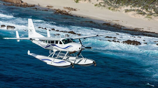 Return Scenic Flight from Swan River to Rottnest Island