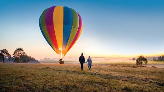 Hunter Valley Weekend Hot Air Balloon with Breakfast - For 2
