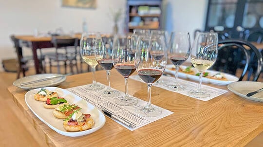 Premium Matched Pizzetta and Wine Tasting - For 2